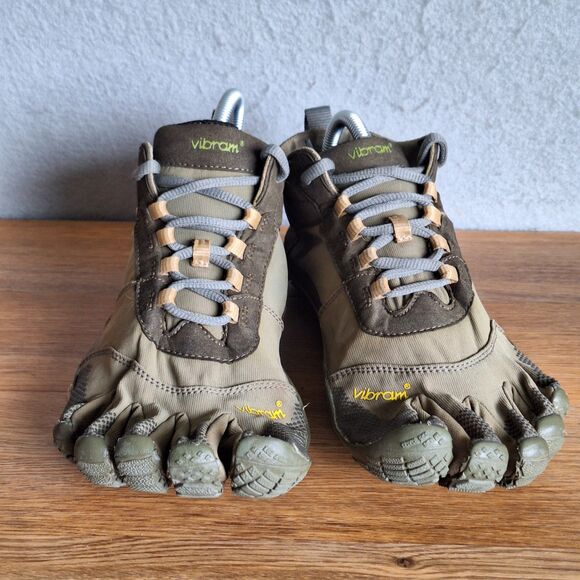 Vibram FiveFingers V-Trek Men’s 44 US 10.5 11 Minimalist Trail Shoe Sage Green main image 9